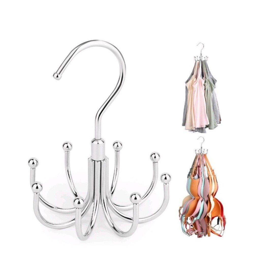 Belt Hanger Tie Rack Hanger for Closet Tie Organizer for Belt,Tie,Tank Top,Bra